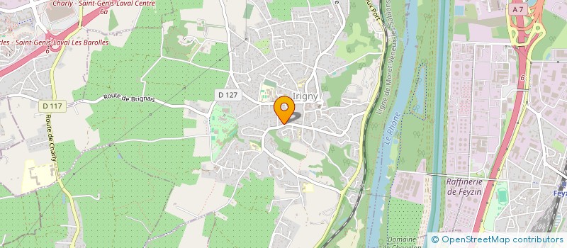 localisation de l'entreprise MONSIEUR YACINE TAYANE  IRIGNY