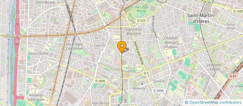 localisation de l'entreprise MONSIEUR YACINE TENOUTIT à GRENOBLE