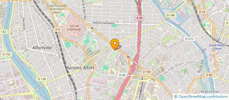 localisation de l'entreprise MONSIEUR YACINE TOUATI à MAISONS-ALFORT