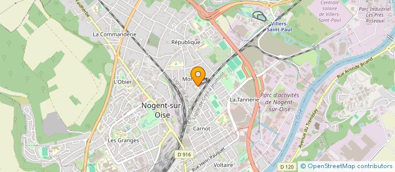 localisation de l'entreprise MONSIEUR YACINE VEROUX  NOGENT-SUR-OISE