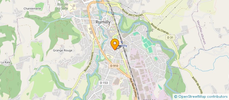 localisation de l'entreprise MONSIEUR YACINE YAHI  RUMILLY