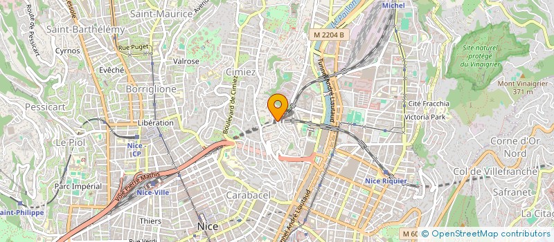localisation de l'entreprise MONSIEUR YACINE YOUNES BOUACIDA à NICE