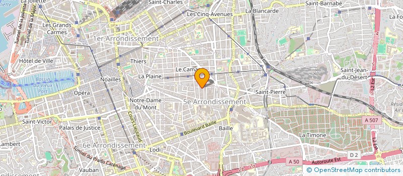 localisation de l'entreprise MONSIEUR YACINE ZEGHBA à MARSEILLE