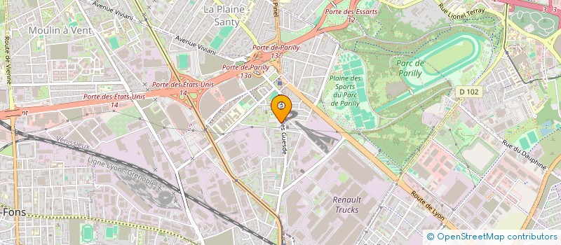 localisation de l'entreprise MONSIEUR YACINE ZELMAT  VENISSIEUX