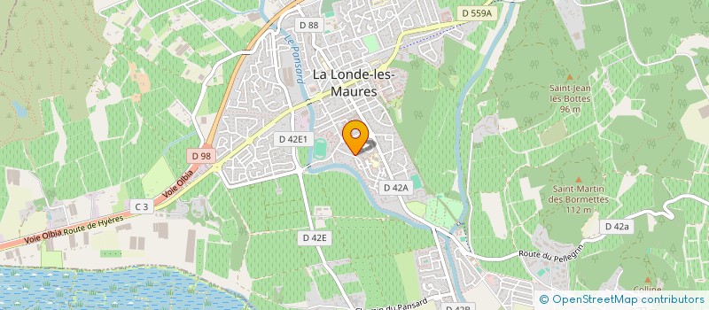 localisation de l'entreprise MONSIEUR YACINE ZENNOUHI  LA LONDE-LES-MAURES