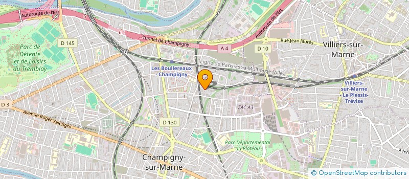 localisation de l'entreprise MONSIEUR YACINE ZERMANE à CHAMPIGNY-SUR-MARNE