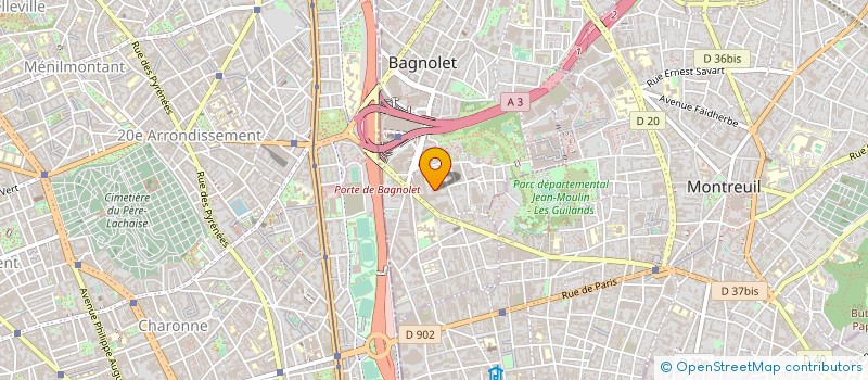 localisation de l'entreprise MONSIEUR YACINE ZIOUCHE à BAGNOLET