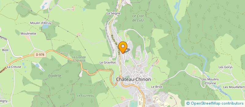 localisation de l'entreprise MONSIEUR YACINE ZNIBI à CHATEAU-CHINON (VILLE)
