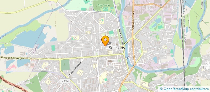 localisation de l'entreprise MONSIEUR YACINE ZOUAOUI à SOISSONS