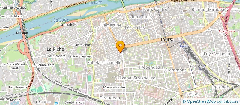 localisation de l'entreprise MONSIEUR YACOB BOULOUDANI  TOURS