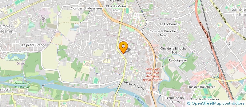 localisation de l'entreprise MONSIEUR YACOU KEITA  OLIVET