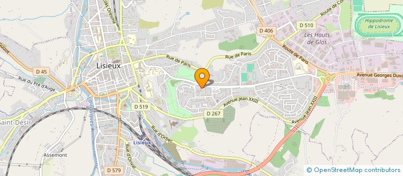 localisation de l'entreprise MONSIEUR YACOUB AHMED ABDALLAH à LISIEUX