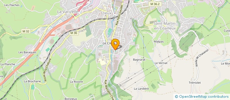localisation de l'entreprise MONSIEUR YACOUB DJOUAHRA à SAINT-CHAMOND