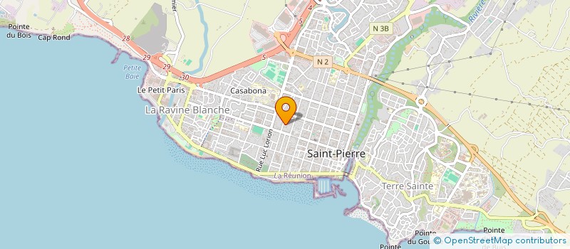 localisation de l'entreprise MONSIEUR YACOUB GANGATE à SAINT PIERRE