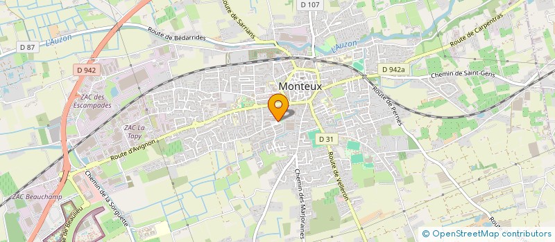 localisation de l'entreprise MONSIEUR YACOUB LEFDALI  MONTEUX