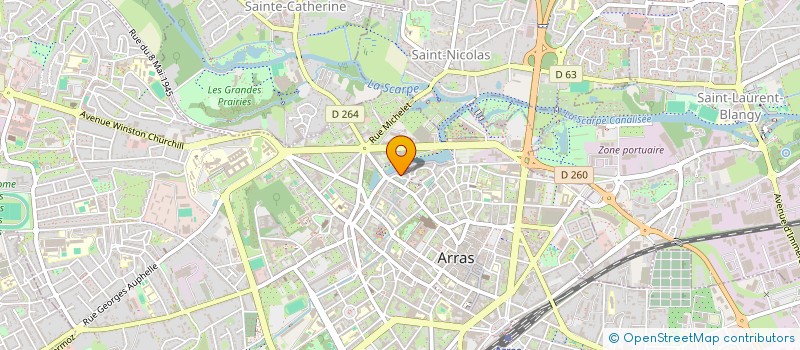localisation de l'entreprise MONSIEUR YACOUB MOHAMMED ADAM à ARRAS
