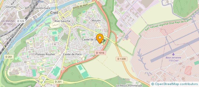 localisation de l'entreprise MONSIEUR YACOUB PETROUS  CREIL