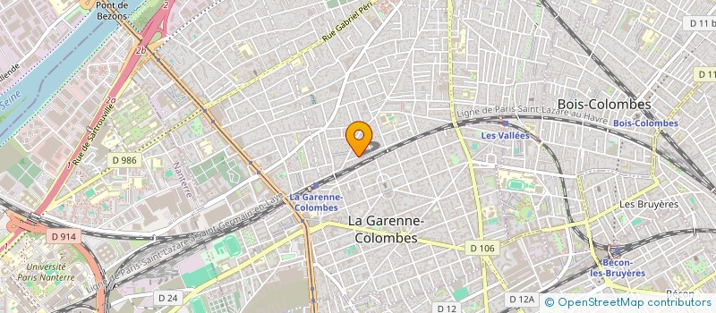 localisation de l'entreprise MONSIEUR YACOUBA BAMBA à COLOMBES