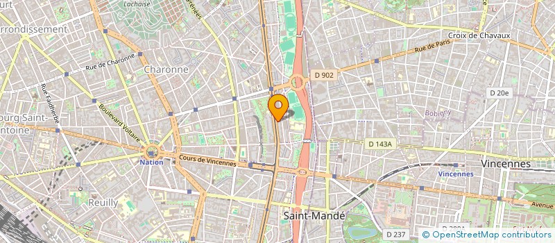 localisation de l'entreprise MONSIEUR YACOUBA CAMARA  PARIS