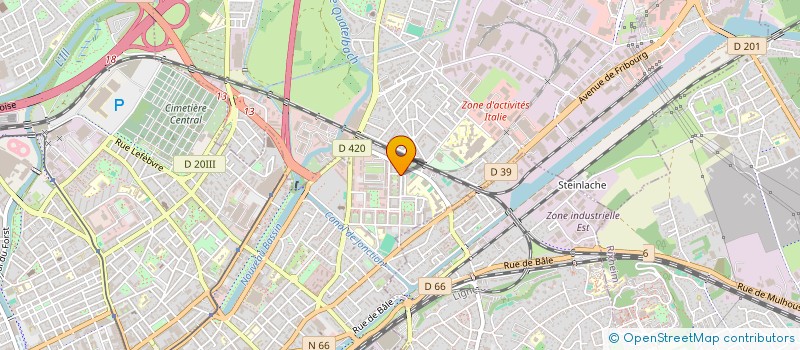 localisation de l'entreprise MONSIEUR YACOUBA DIARRASSOUBA  MULHOUSE