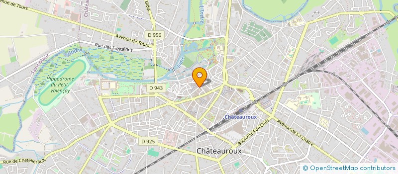 localisation de l'entreprise MONSIEUR YACOUBA DOUCOURE à CHATEAUROUX