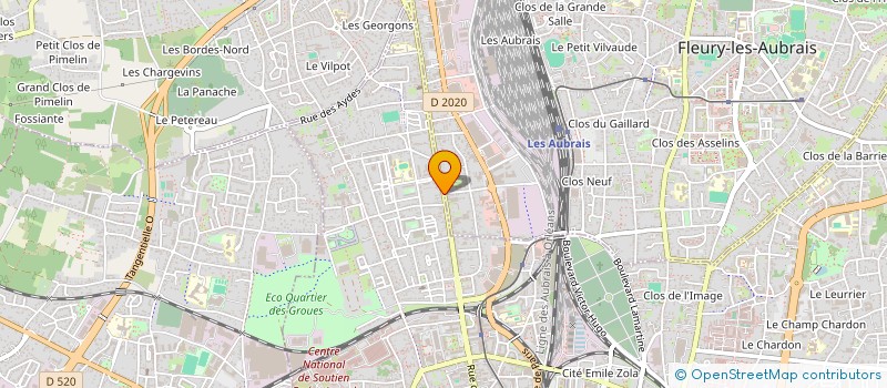 localisation de l'entreprise MONSIEUR YACOUBA FOFANA  ORLEANS