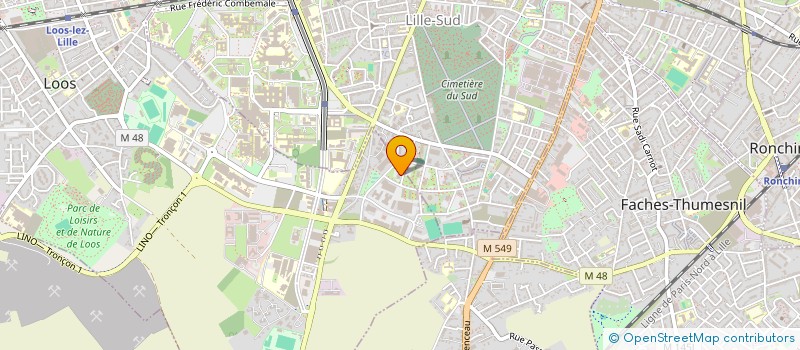 localisation de l'entreprise MONSIEUR YACOUBA KONATE  LOOS