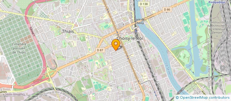 localisation de l'entreprise MONSIEUR YACOUBA NIMAGA  CHOISY-LE-ROI