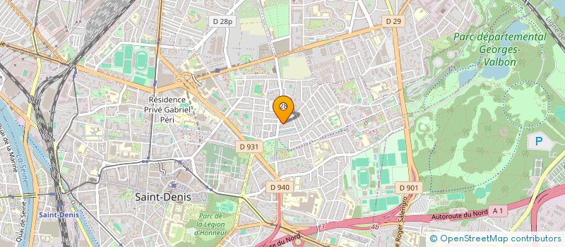 localisation de l'entreprise MONSIEUR YACOUBA SANOGO  SAINT-DENIS