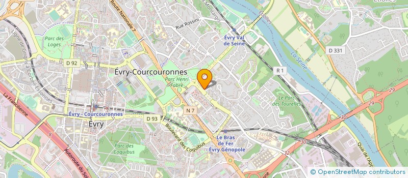 localisation de l'entreprise MONSIEUR YACOUBA SANOGO à EVRY-COURCOURONNES