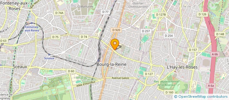 localisation de l'entreprise MONSIEUR YACOUBA SILUE à BOURG-LA-REINE