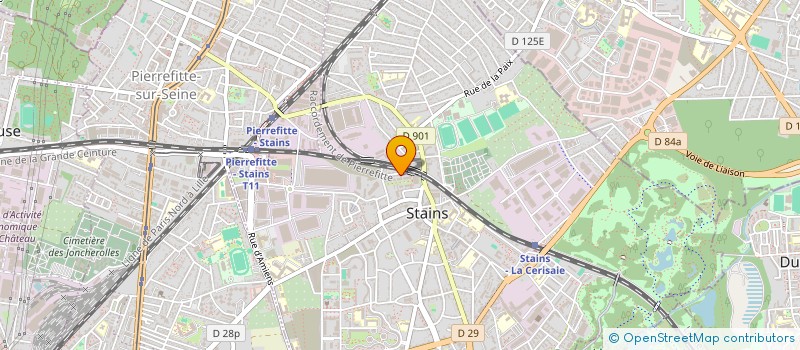 localisation de l'entreprise MONSIEUR YACOUBA SOUMARE à STAINS