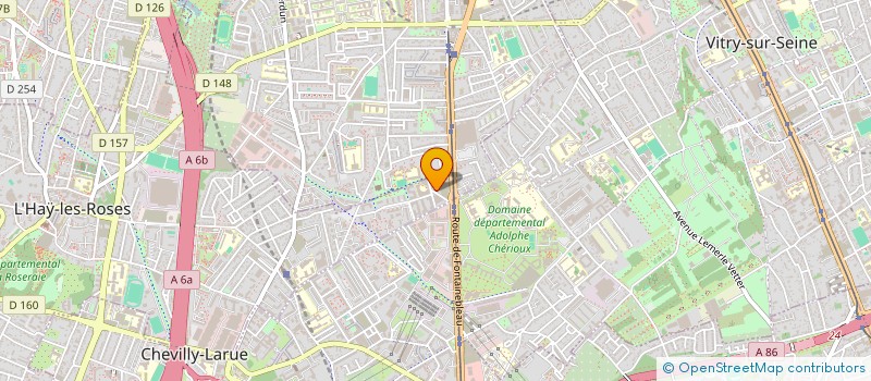 localisation de l'entreprise MONSIEUR YACOUBA TRAORE  L'HAY-LES-ROSES