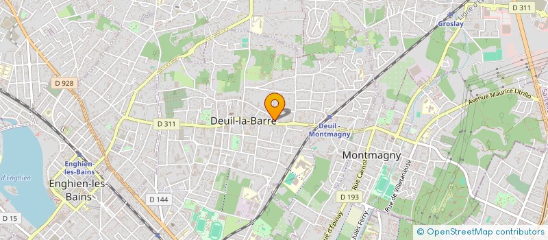 localisation de l'entreprise MONSIEUR YACOUDA SAKANDE  DEUIL-LA-BARRE