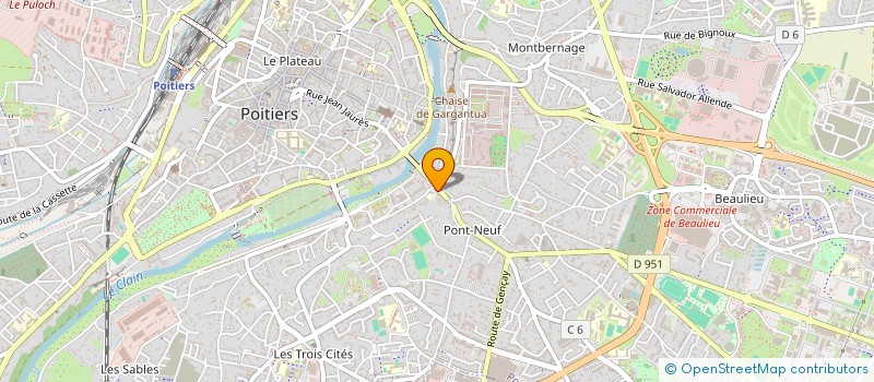 localisation de l'entreprise MONSIEUR YADALI CAMARA  POITIERS