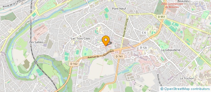 localisation de l'entreprise MONSIEUR YADAN BIKILA MULATA  POITIERS