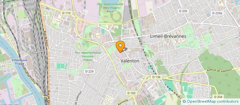 localisation de l'entreprise MONSIEUR YADELEY BERNARD  VALENTON