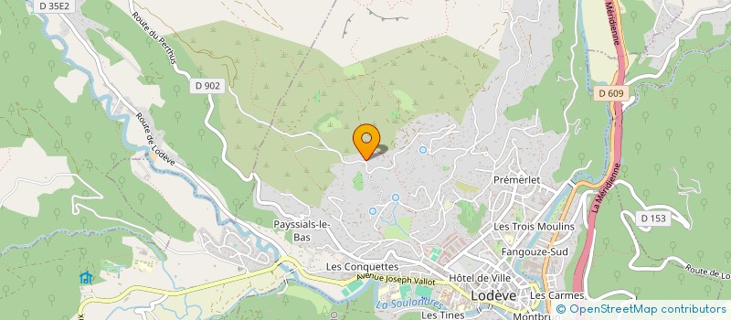 localisation de l'entreprise MONSIEUR YAEL BOBELET  LODEVE