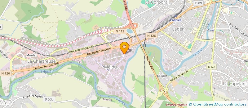 localisation de l'entreprise MONSIEUR YAEL BOISSERY  CASTRES