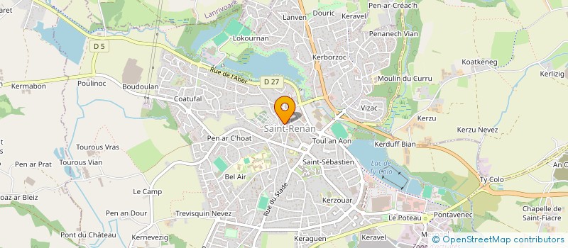 localisation de l'entreprise MONSIEUR YAEL FORNES à SAINT-RENAN