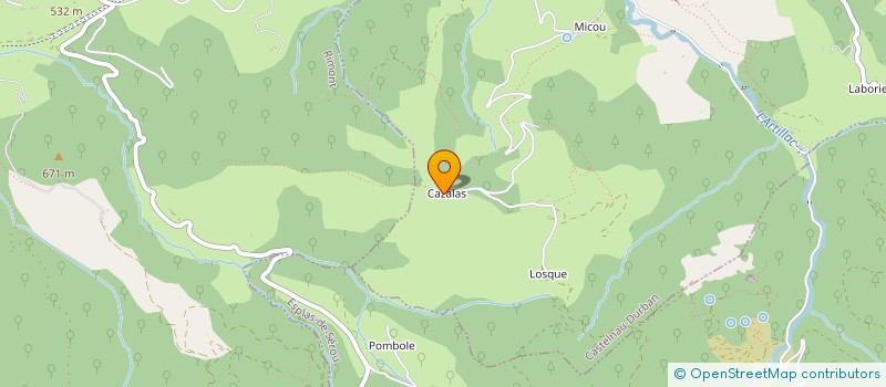 localisation de l'entreprise MONSIEUR YAEL MARQUET  CASTELNAU-DURBAN