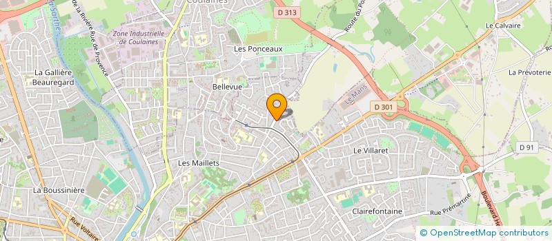 localisation de l'entreprise MONSIEUR YAEL OLIVO  LE MANS