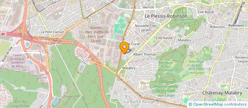 localisation de l'entreprise MONSIEUR YAEL ROBINET  LE PLESSIS-ROBINSON