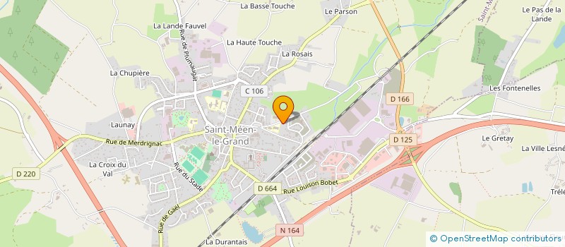 localisation de l'entreprise MONSIEUR YAEL SERRE à SAINT-MEEN-LE-GRAND