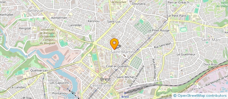 localisation de l'entreprise MONSIEUR YAEL THOMAS  BREST