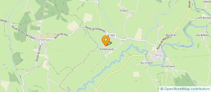 localisation de l'entreprise MONSIEUR YAGAN DELEPINE  VIRY