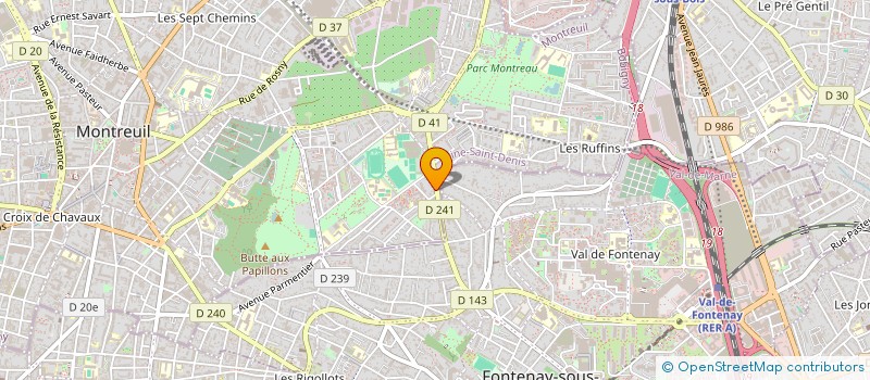 localisation de l'entreprise MONSIEUR YAGNESH TAILOR à MONTREUIL