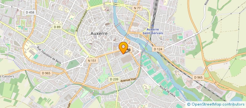 localisation de l'entreprise MONSIEUR YAHAYA BAMBA à AUXERRE