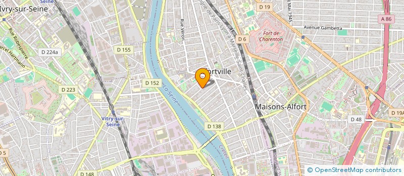 localisation de l'entreprise MONSIEUR YAHIA AIT MEDJANE à ALFORTVILLE