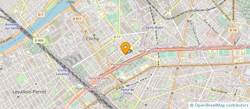 localisation de l'entreprise MONSIEUR YAHIA AMMOURA à CLICHY